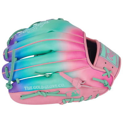 Rawlings Baseball Gloves Rawlings Heart of the Hide Fun Burst 11.5 inch Infield Baseball Glove 198308484070