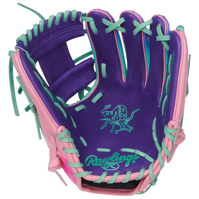 Rawlings Baseball Gloves Rawlings Heart of the Hide Fun Burst 11.5 inch Infield Baseball Glove R00711512