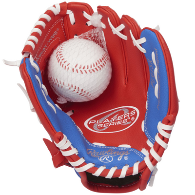Rawlings Baseball Gloves Rawlings Players Series 9 inch Baseball Glove Youth With Ball