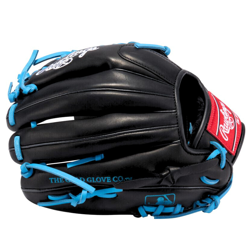 Rawlings Baseball Gloves Rawlings R9 Baseball Contour Series 11.5 Baseball Glove Black Blue