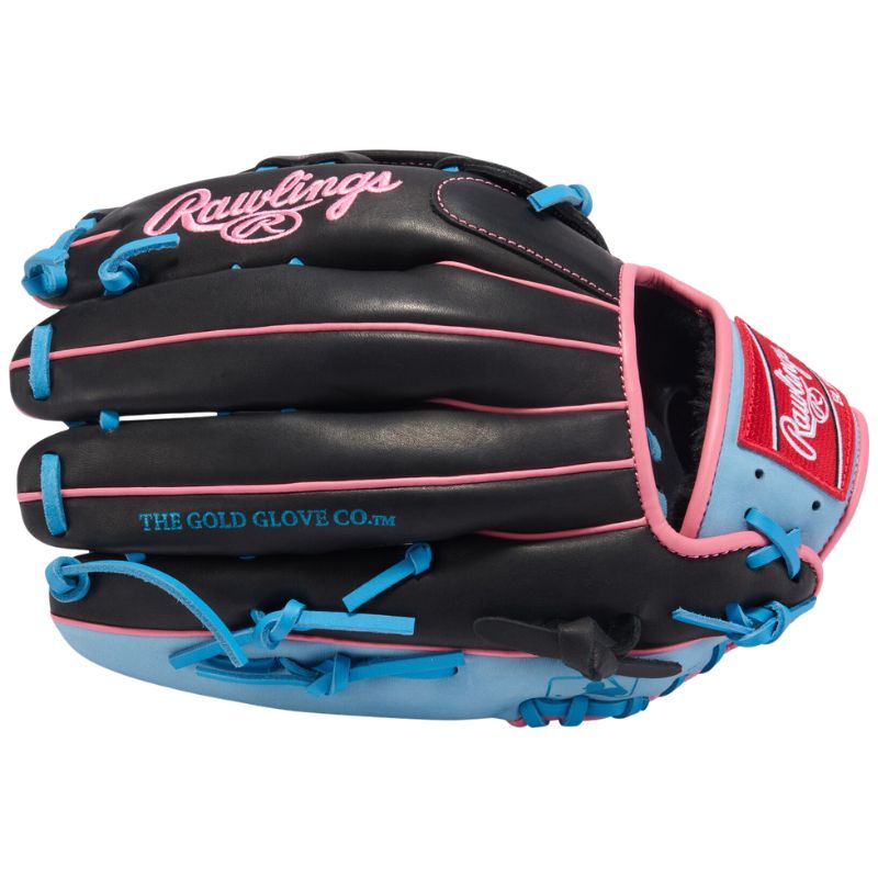 Rawlings Baseball Gloves Rawlings R9 Series 12.75" (2026) Youth Adult R93029-6BP Black/Columbia Blue/Pink