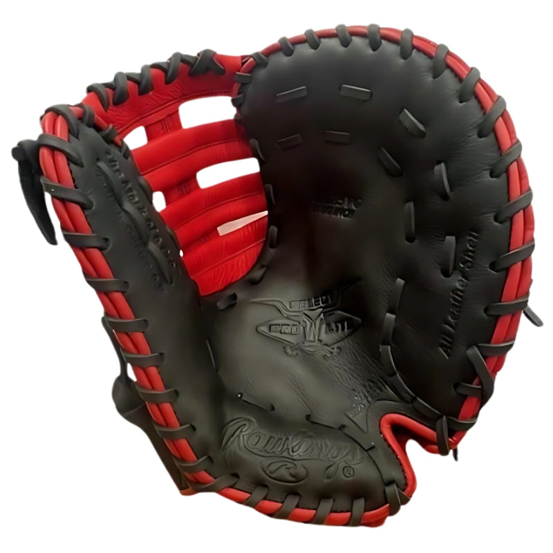 Rawlings Baseball Gloves Rawlings Select Pro Lite Vladimir Guerrero 11.5 inch First Base Mitt Youth Black Red