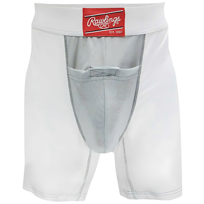 Rawlings Baseball Protective Gear Rawlings Compression Short With Cup Senior RG738A