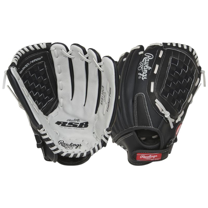 Rawlings Baseball and Softball Fielding Gloves Rawlings RSB Series 13" Infield/Outfield Slo-pitch Softball (2026) Adult RSB130GB Black/Gray