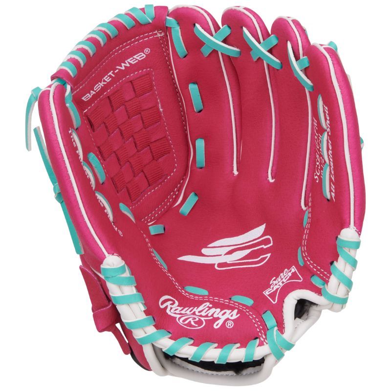 Rawlings Softball Gloves Rawlings Sure Catch 10.5" (2026) Youth SCSB105PM Pink/Mint