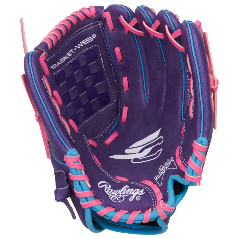 Rawlings Softball Gloves Rawlings Sure Catch 11" (2026) Youth SCSB110PU Purple/Columbia Blue/Pink RHT