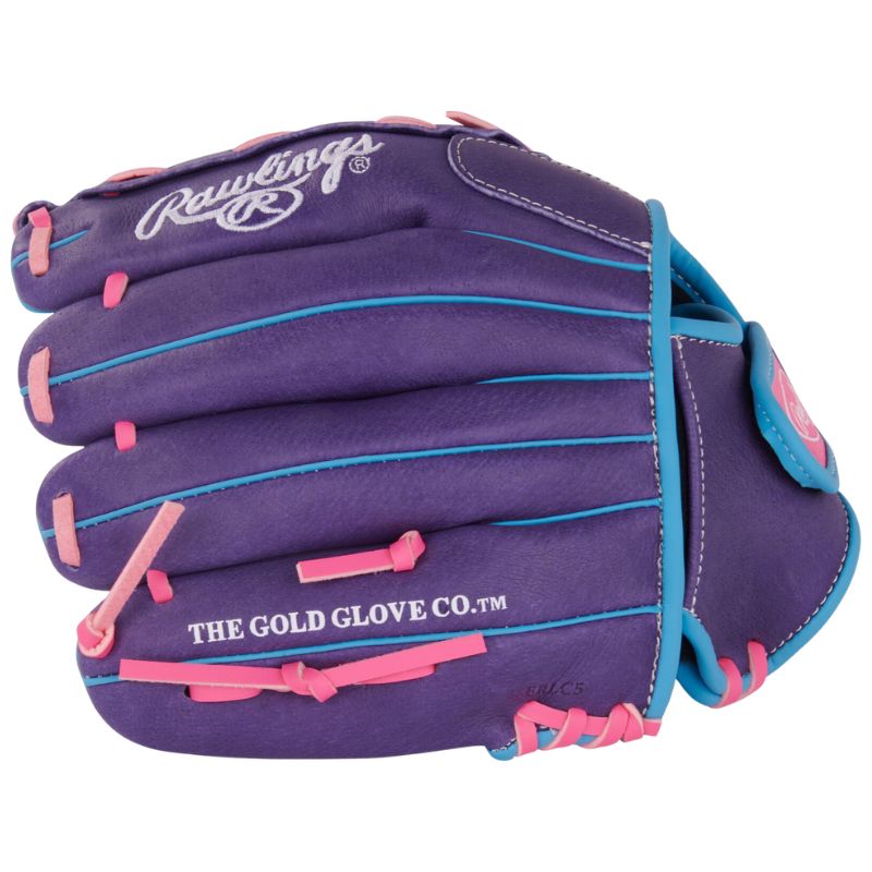 Rawlings Softball Gloves Rawlings Sure Catch 11" (2026) Youth SCSB110PU Purple/Columbia Blue/Pink