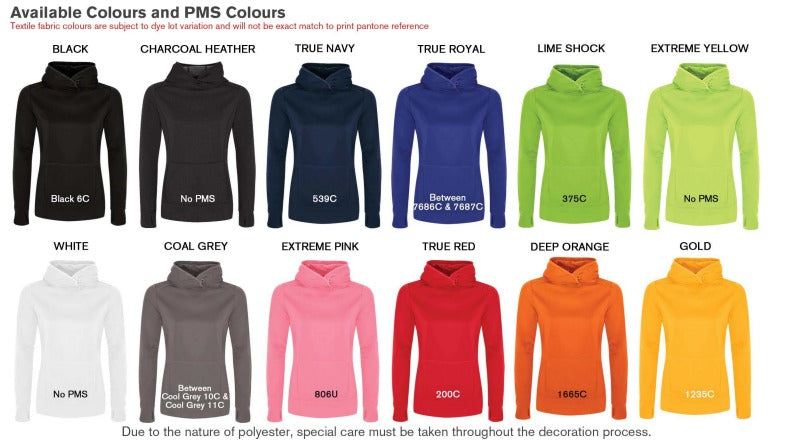 WVLL ATC Game Day Fleece Hoodie- Large Logo- Women's available colours