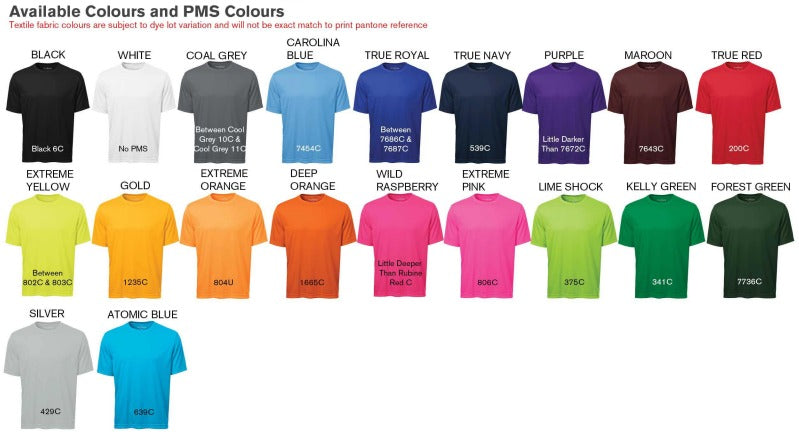 WVLL ATC Pro Team Short Sleeve Tee- Small Logo- Adult available colours
