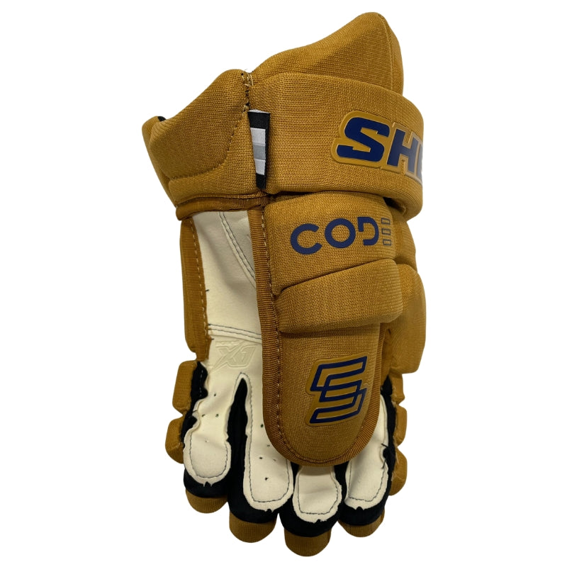 Sherwood Code Encrypt Pro Hockey Gloves EDM HC 23 Senior front (palm) of left glove