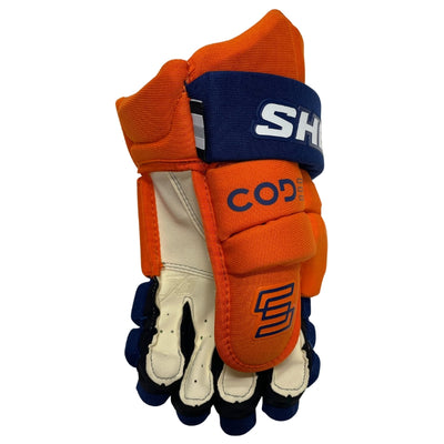 Sherwood Code Encrypt Pro Hockey Gloves EDM RR 20 Senior front (palm) of left glove