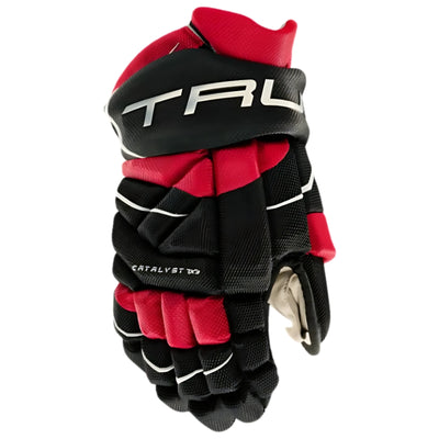 TRUE Hockey Protective Gear TRUE Catalyst 7X3 Hockey Gloves Junior Black Red