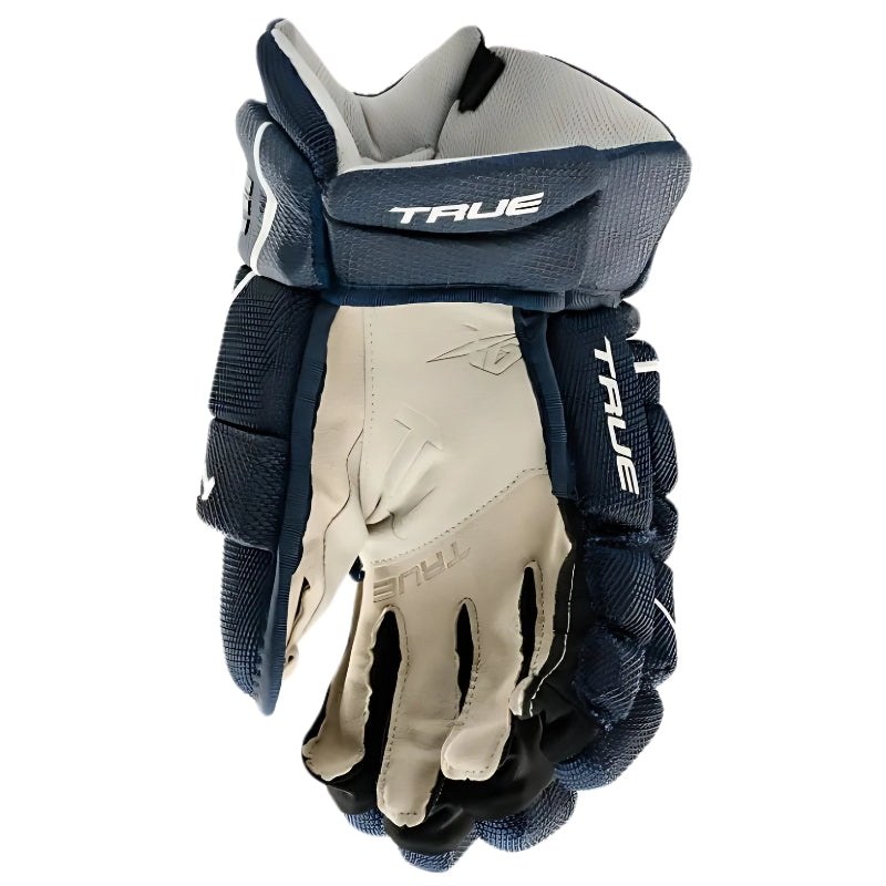 TRUE Hockey Protective Gear TRUE Catalyst 7X3 Hockey Gloves Junior Navy 10"