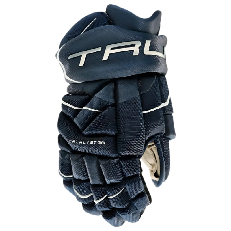 TRUE Hockey Protective Gear TRUE Catalyst 7X3 Hockey Gloves Junior Navy