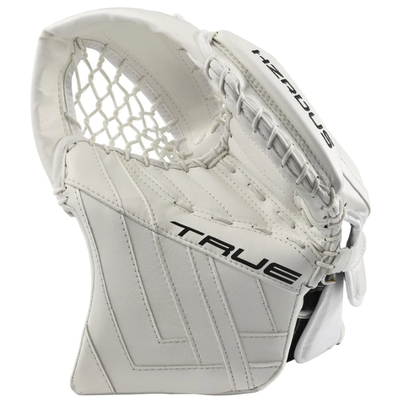 TRUE Hockey Protective Gear TRUE HZRDUS 7X4 Goalie Catcher Senior 2024 White