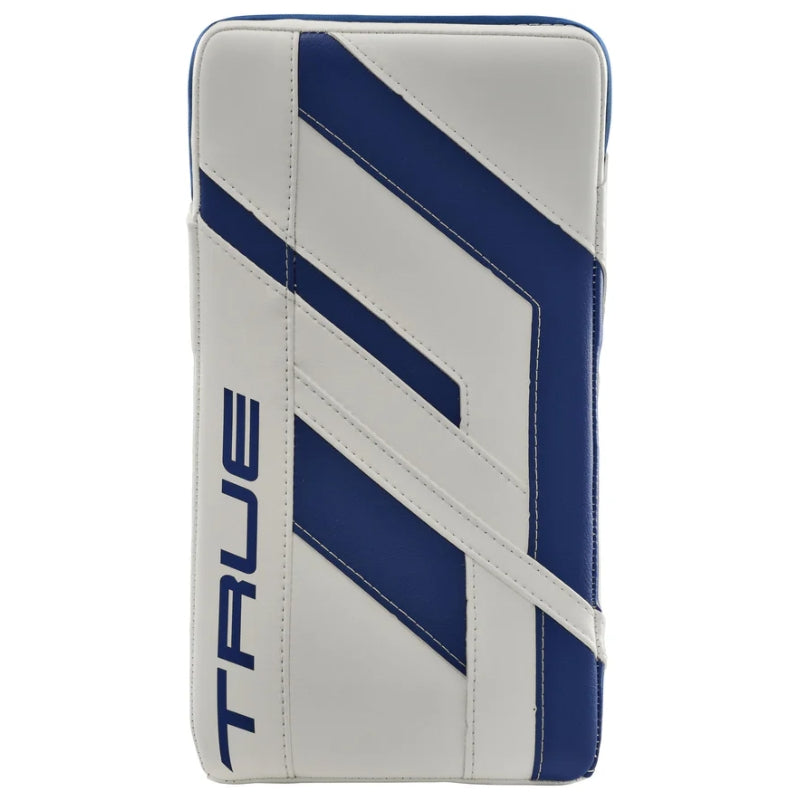 TRUE Hockey Protective Gear TRUE HZRDUS 9X4 Goalie Blocker Senior 2024 White Royal