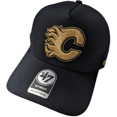'47 Brand NHL Deluxe 47 Sure Shot MVP DT Snapback hat- Calgary Flames