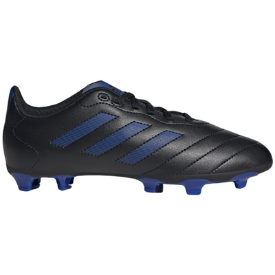 Adidas Goletto VIII FG Soccer Cleats Black/Blue Junior side pointing right