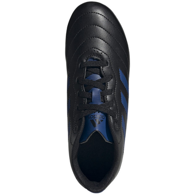 Adidas Goletto VIII FG Soccer Cleats Black/Blue Junior top pointing up