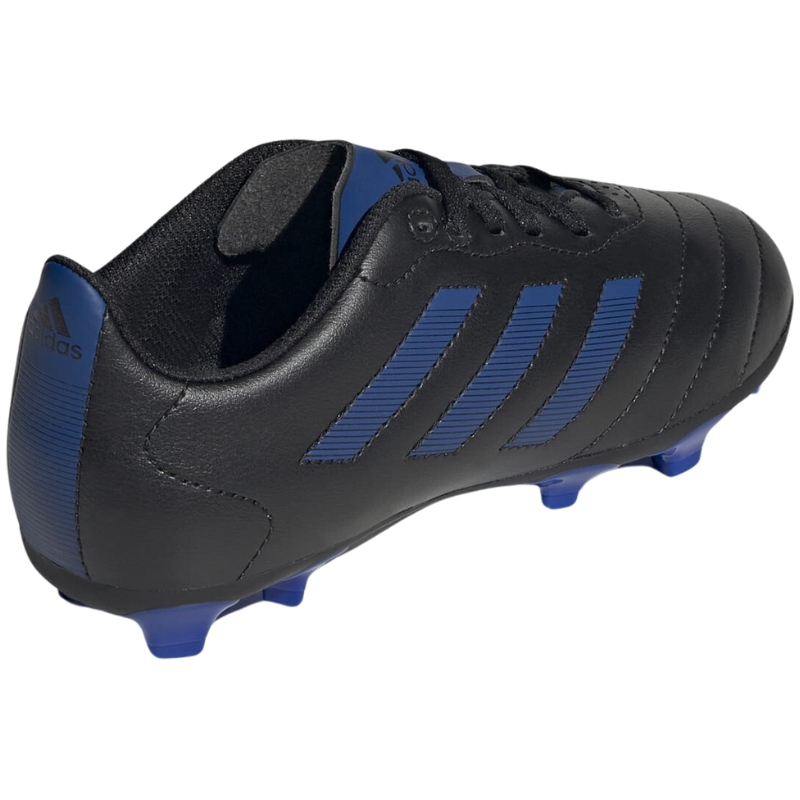 Adidas Goletto VIII FG Soccer Cleats - Black/Blue - Junior