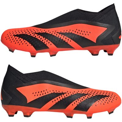 Adidas Predator Accuracy.3 Laceless Firm Ground Soccer Cleats Adult side of both shoes