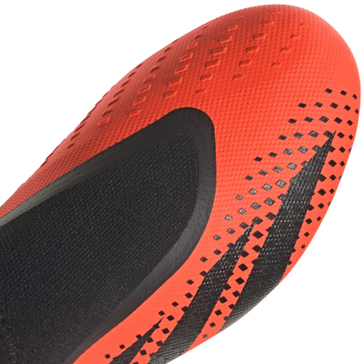 Adidas Predator Accuracy.3 Laceless Firm Ground Soccer Cleats Adult close-up of logo