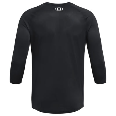 Under Armour Baseball Apparel Under Armour Utility 3-4 Performance Baseball Shirt Adult Gray Black