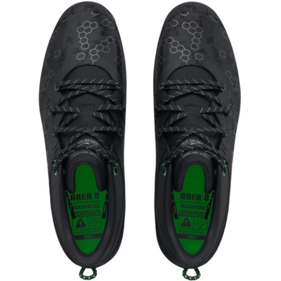 Under Armour Harper 8 RM Boys Mid Baseball Cleats Junior top of both shoes pointing up