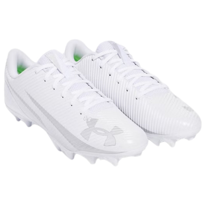 Under Armour Football Shoes Under Armour Blur Select Football Cleats Mens White Silver Regular Fit