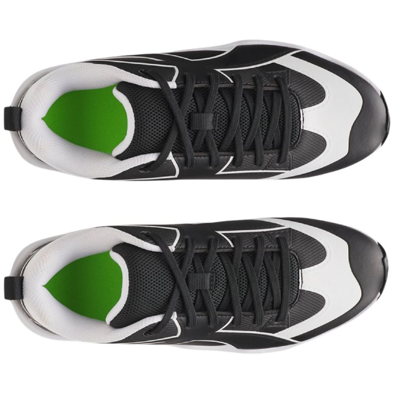 Under Armour (UA) Baseball Cleats Under Armour Leadoff Icon Low RM Junior Black/White 6010143 2026