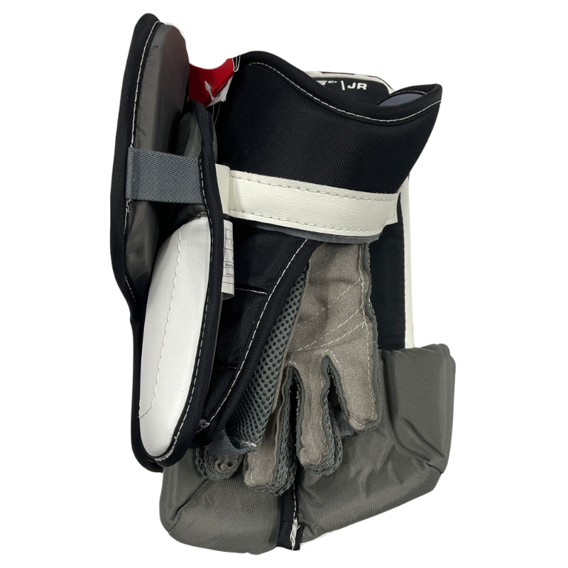 Warrior Goalie Blockers Warrior Ritual G6 E+ (2022) Junior White back (glove)