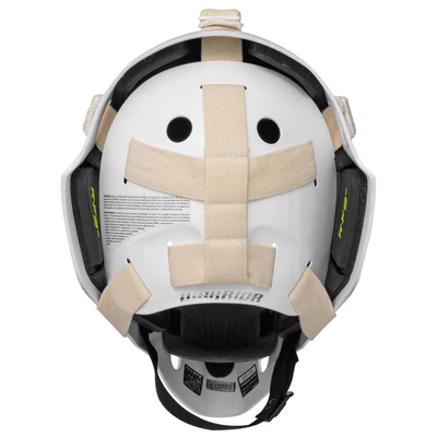 Warrior Goalie Masks Warrior R/F2 E+ Certified Square Bar (2023) Senior White back