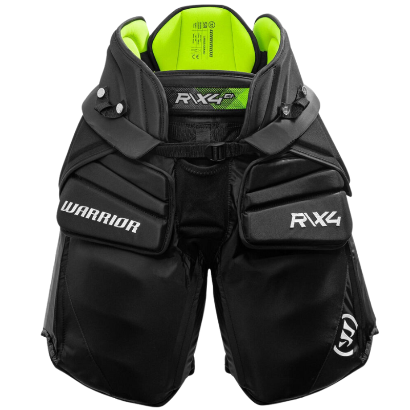 Warrior Goalie Pants Warrior Ritual X4 E+ (2023) Junior Black front