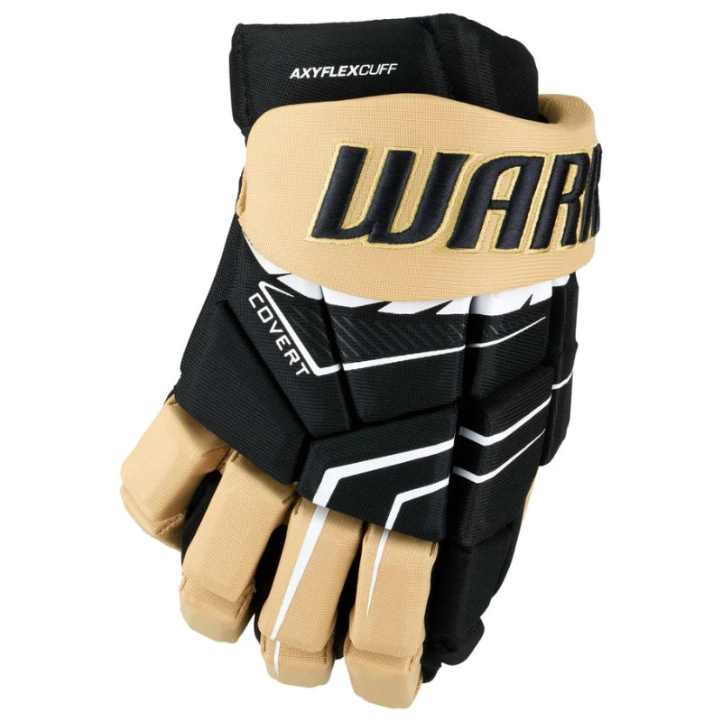 Warrior Hockey Protective Gear Warrior Covert Krypto Pro Hockey Gloves Junior 2026 Vegas Black