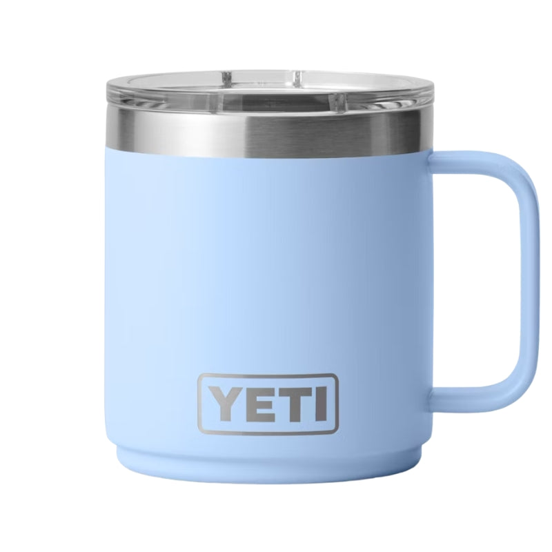 Yeti Drinkware Yeti Rambler 10oz Stackable Mug with Magslider Lid Big Sky Blue