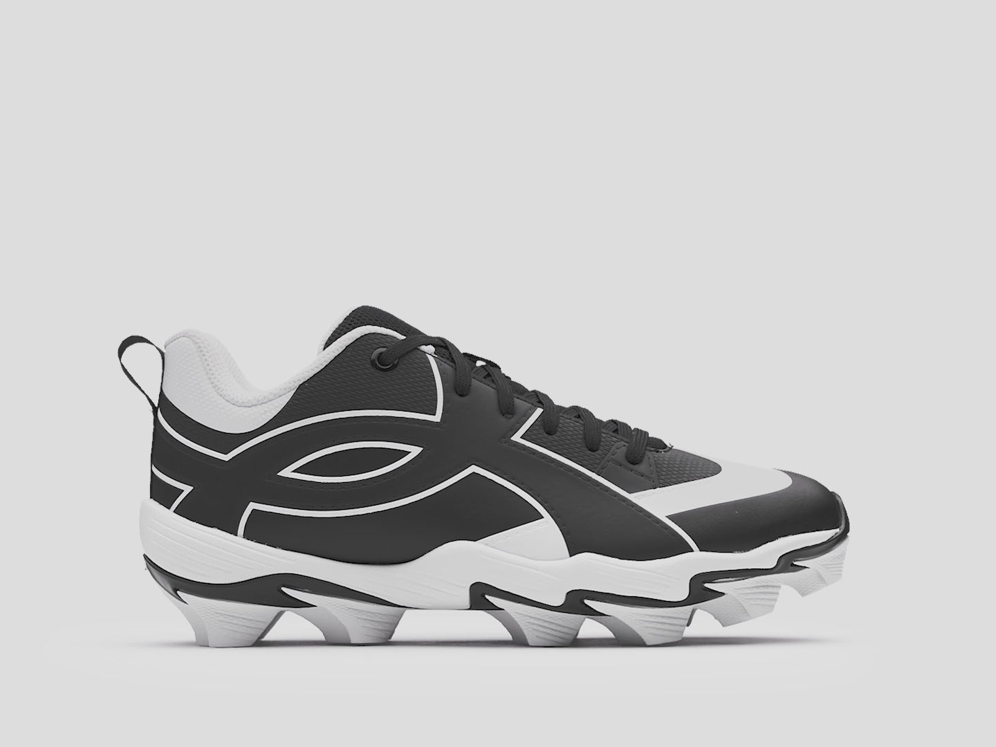 Under Armour (UA) Baseball Cleats Under Armour (UA) Leadoff Icon Low RM Junior Black/White video 6010143 2026