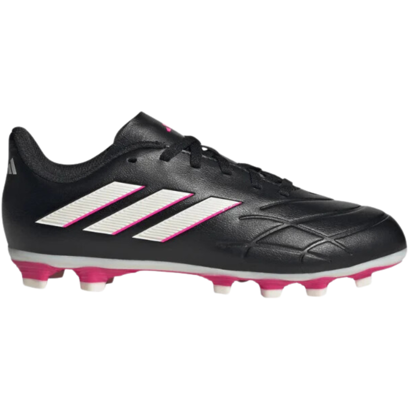 Adidas Copa Pure.4 FXG Soccer Cleats Junior Core Black/Zero Metallic/Team Shock Pink 2 side pointing right