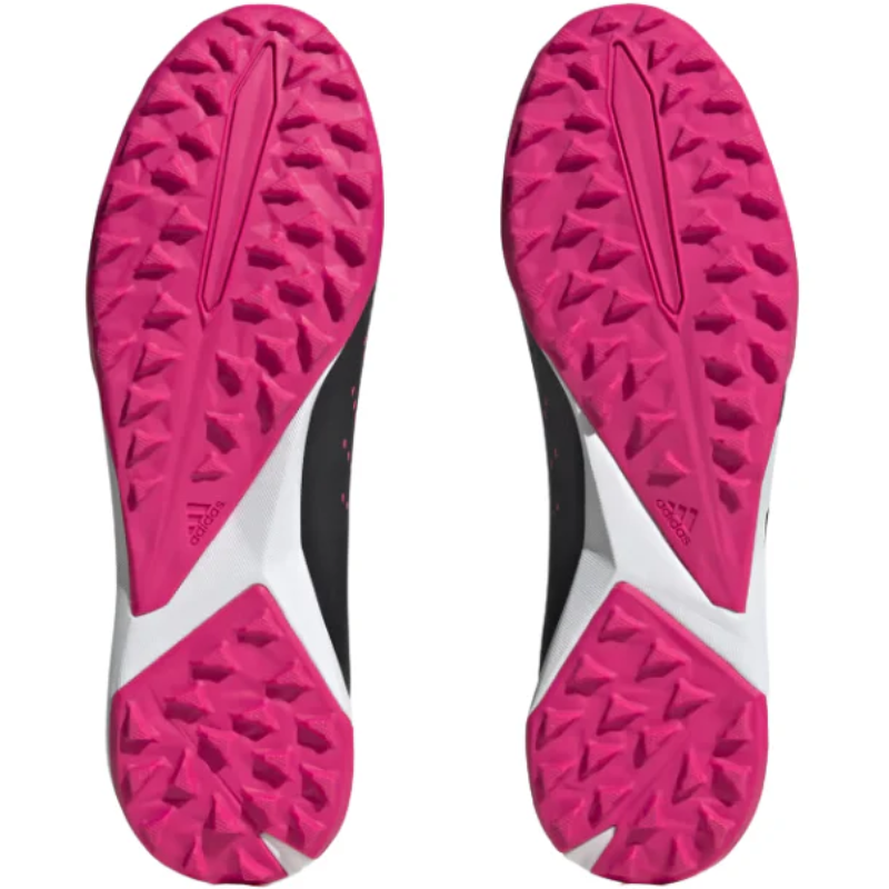 Adidas Predator Accuracy.3 Soccer Turf Boots Black/White/Pink Junior bottom of both shoes pointing up