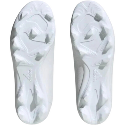 Adidas Predator Accuracy.4 FxG Soccer Cleats Junior Cloud White/Cloud White/Core Black bottom of both shoes pointing up