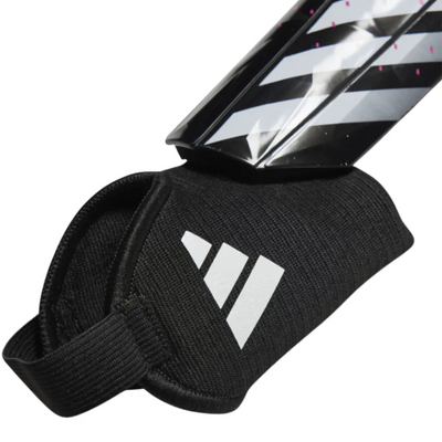 Adidas Predator Match Soccer Shin Guards Black/White/Pink Youth close-up of bottom