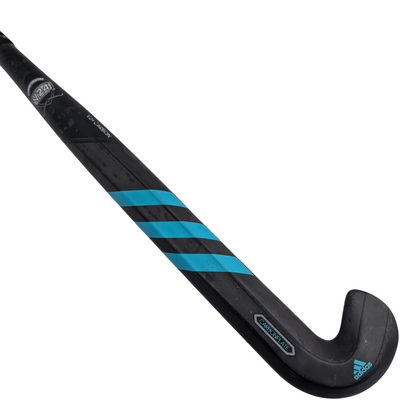 Adidas V24 Carbon Field Hockey Stick close-up with head curved right