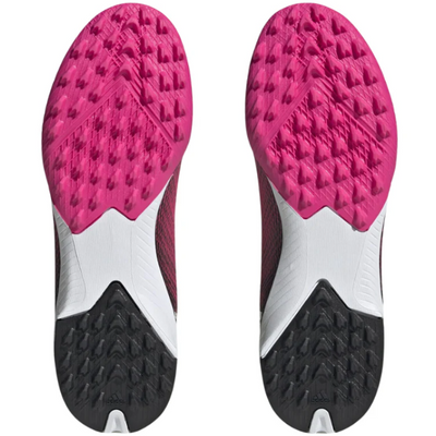 Adidas X Speedportal.3 Soccer Turf Boots Pink/Metallic/Black Junior bottom of both shoes pointing up