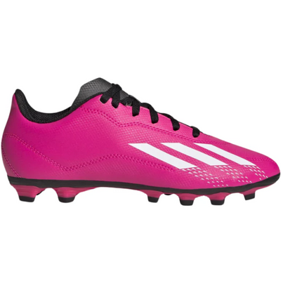 Adidas X Speedportal.4 FxG Soccer Cleats Junior Pink/White/Black side pointing right