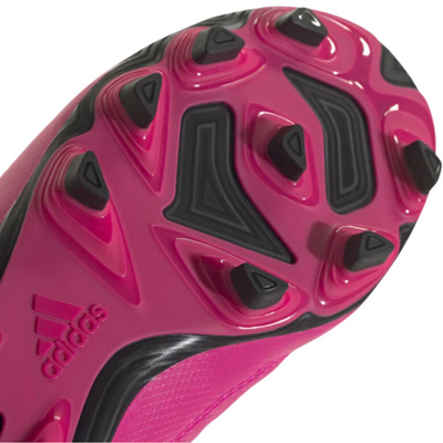 Adidas X Speedportal.4 FxG Soccer Cleats Junior Pink/White/Black close-up of bottom