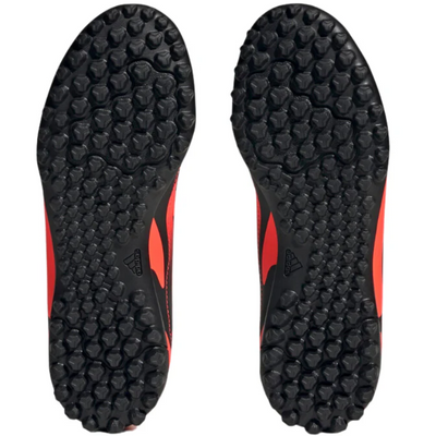 Adidas X Speedportal Messi.4 Soccer Turf Boots Orange/Black Junior bottom of both shoes pointing up