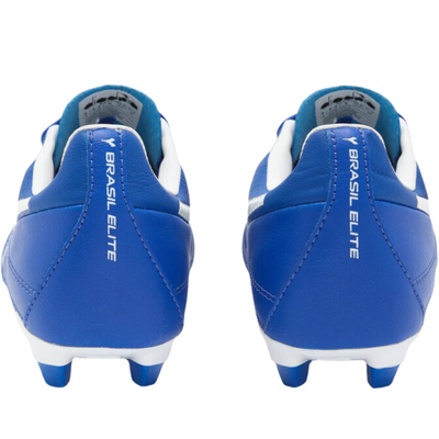 Diadora Brasil Elite 2 LT LPU Soccer Cleats Junior Royal/White back of both shoes