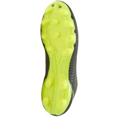 Diadora Pichichi 5 MG14 Soccer Cleats Adult Black/Yellow/White bottom pointing up