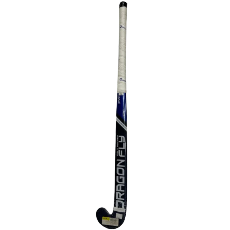 DragonFly Indoor Field Hockey Stick side with head curved to the left