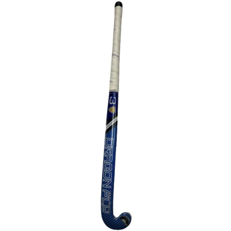 DragonFly Indoor Field Hockey Stick side with head curved to the right