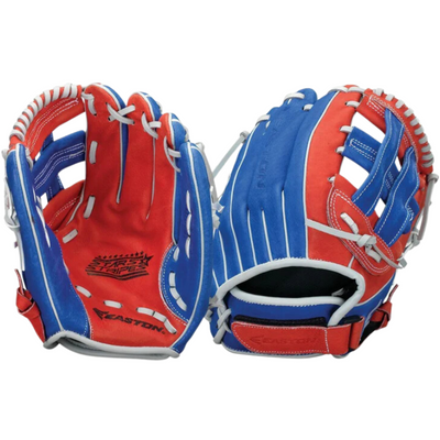 Easton Stars and Stripes 11" Baseball Glove Youth front and back